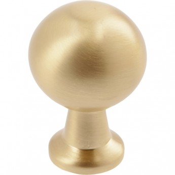 Ручка NORD кнопка, брашированное золото GTV GZ-NORD-1-18