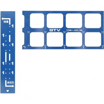 Шаблон для разметки ящиков MODERN BOX и AXIS PRO GTV PB-SZABLON-AXIS-MB