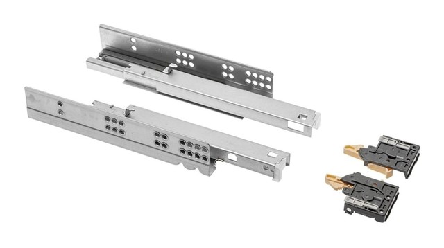 Направляющая нижнего монтажа 300 Modern Slide с доводчиком GTV PB-0SHX-300-A